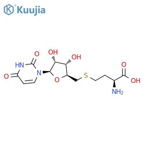 Uridine, 5'-S-(3-amino-3-carboxypropyl)-5'-thio-, (S)- (9CI) structure