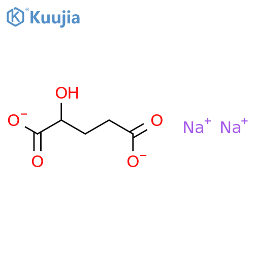 Disodium 2-hydroxypentanedioate structure