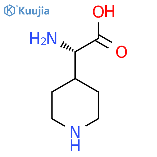 2-amino-2-(piperidin-4-yl)acetic acid structure