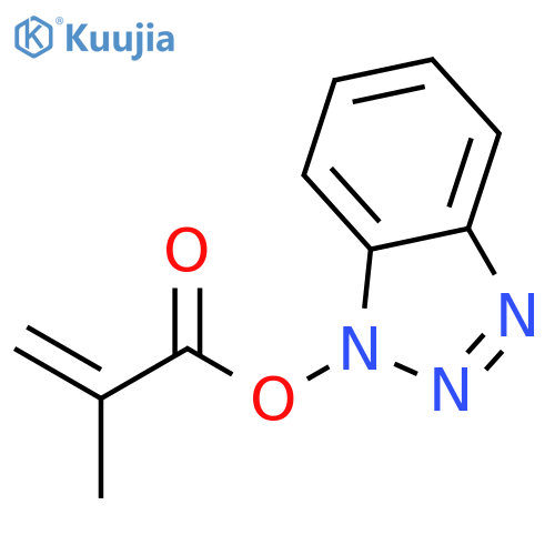 1H-BENZOTRIAZOLE, 1-[(2-METHYL-1-OXO-2-PROPENYL)OXY]- structure