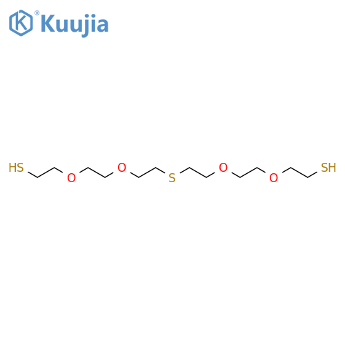 3,6,12,15-Tetraoxa-9-thiaheptadecane-1,17-dithiol structure
