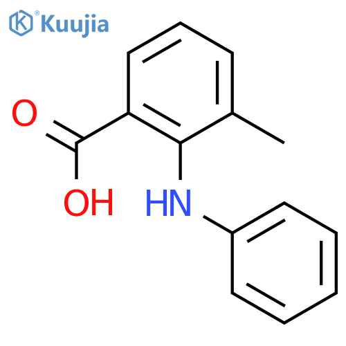 3-Methyl-2-(phenylamino)benzoic acid structure