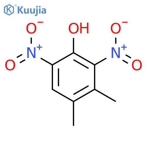 3,4-dimethyl-2,6-dinitrophenol structure