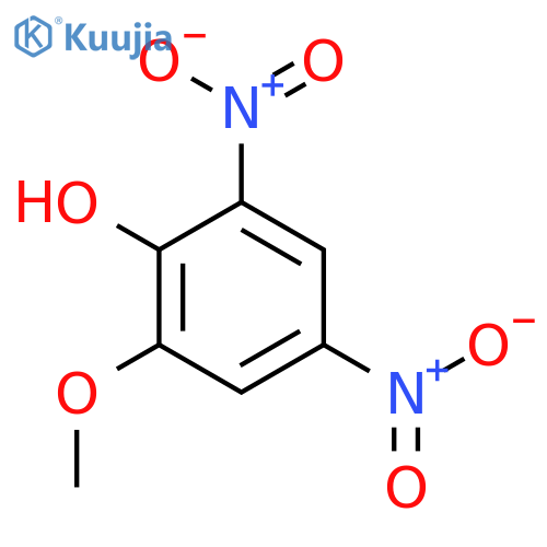 2-methoxy-4,6-dinitrophenol structure