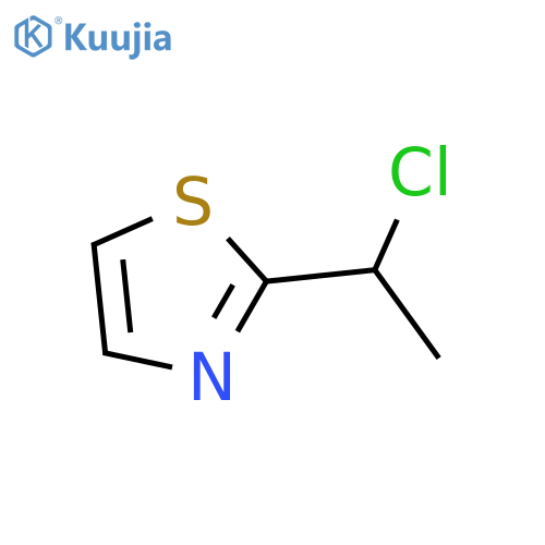 2-(1-chloroethyl)-1,3-thiazole structure
