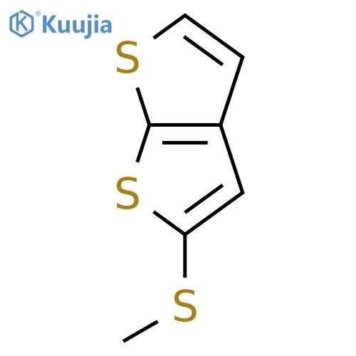 Thieno[2,3-b]thiophene, 2-(methylthio)- structure