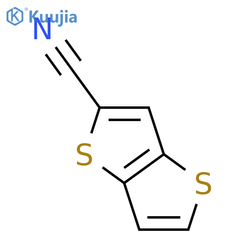 Thieno3,2-bthiophene-2-carbonitrile structure