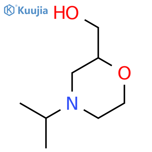 4-(propan-2-yl)morpholin-2-ylmethanol structure