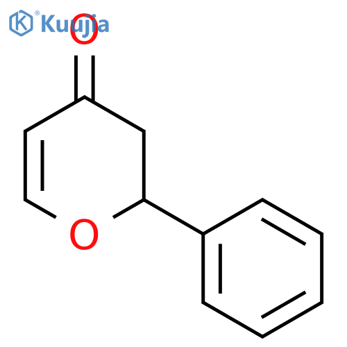 2-phenyl-3,4-dihydro-2H-pyran-4-one structure