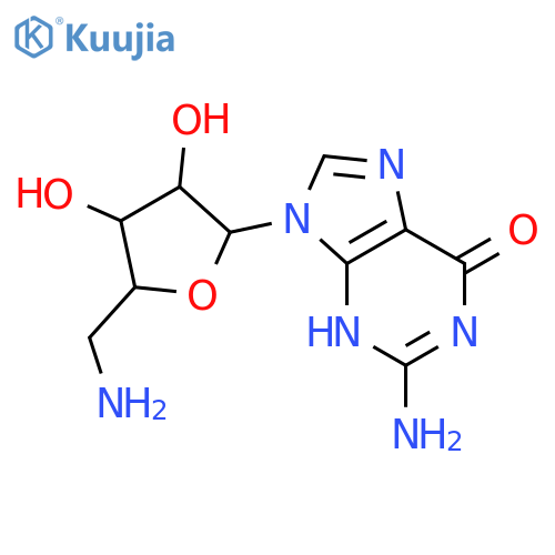 5'-Amino-5'-deoxyguanosine structure