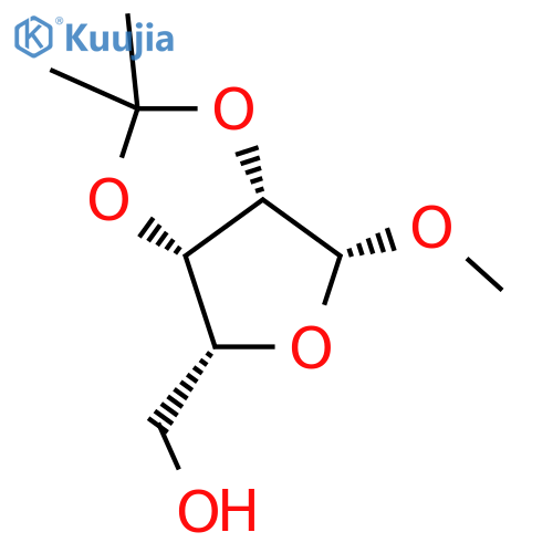 Methyl 2,3-O-Isopropylidene-β-D-ribofuranoside structure