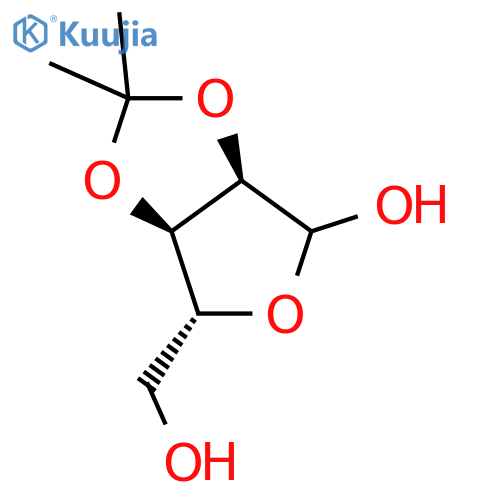 2,3-O-Isopropylidene-D-ribofuranose structure