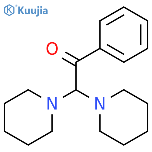 Ethanone, 1-phenyl-2,2-di-1-piperidinyl- structure