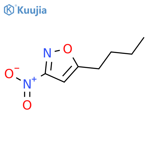 ISOXAZOLE, 5-BUTYL-3-NITRO- structure