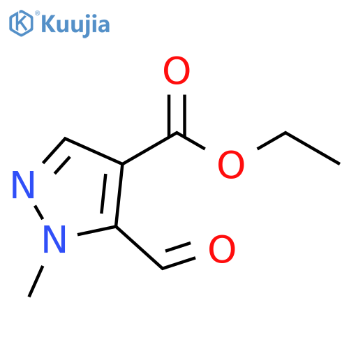 ethyl 5-formyl-1-methyl-1H-pyrazole-4-carboxylate structure