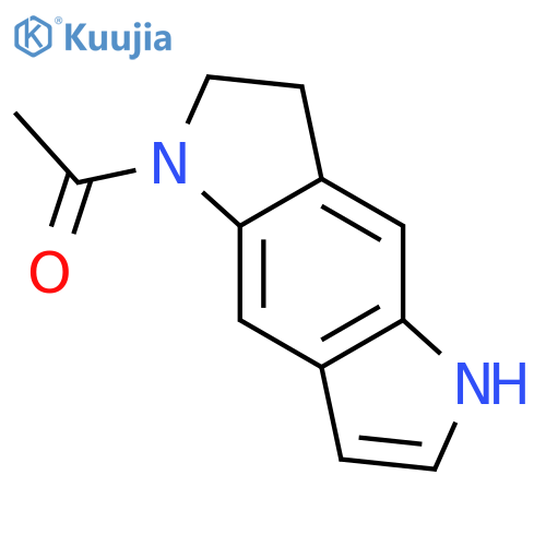 BENZO[1,2-B:4,5-B']DIPYRROLE, 1-ACETYL-1,2,3,5-TETRAHYDRO- structure