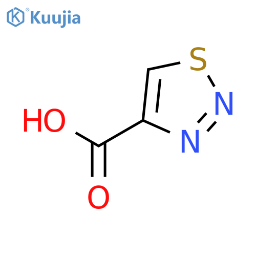 1,2,3-Thiadiazole-4-carboxylic acid structure