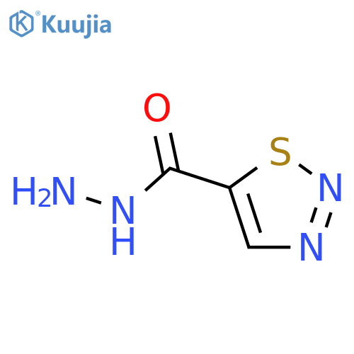 1,2,3-thiadiazole-5-carbohydrazide structure