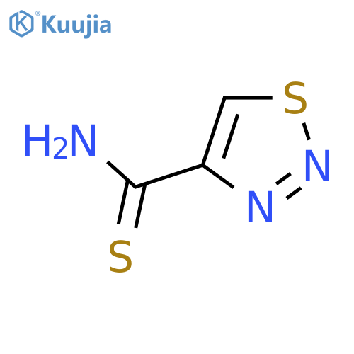 1,2,3-thiadiazole-4-carbothioamide structure