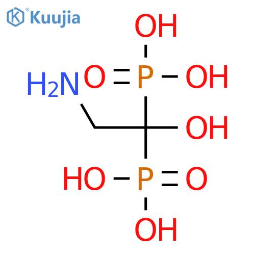 2-Amino-1-hydroxyethane-1,1-diphosphonic Acid structure