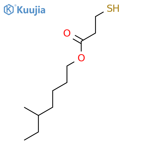5-methylheptyl 3-mercaptopropionate structure