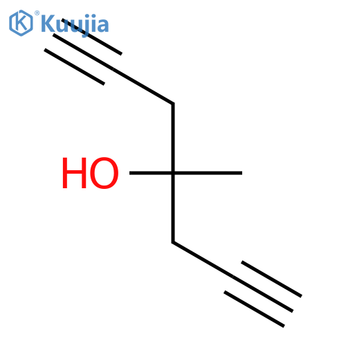 1,6-Heptadiyn-4-ol, 4-methyl- structure