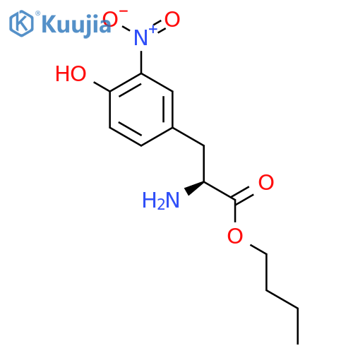 L-TYROSINE, 3-NITRO-, BUTYL ESTER structure