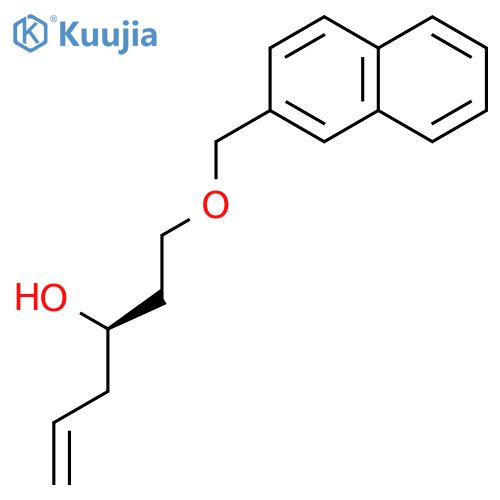 5-HEXEN-3-OL, 1-(2-NAPHTHALENYLMETHOXY)-, (3R)- structure