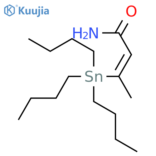 2-BUTENAMIDE, 3-(TRIBUTYLSTANNYL)-, (2Z)- structure