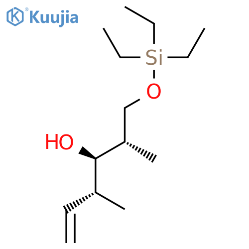 5-Hexen-3-ol, 2,4-dimethyl-1-[(triethylsilyl)oxy]-, (2S,3R,4R)- structure