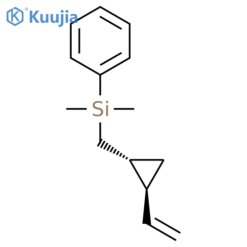 Silane, [[(1R,2S)-2-ethenylcyclopropyl]methyl]dimethylphenyl-, rel- structure