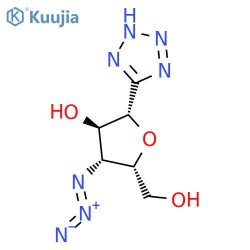 D-Xylitol, 1,4-anhydro-3-azido-3-deoxy-1-C-1H-tetrazol-5-yl-, (1S)- structure