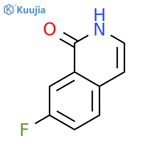 7-fluoroisoquinolin-1-ol structure
