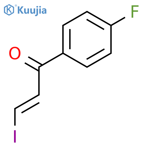2-Propen-1-one, 1-(4-fluorophenyl)-3-iodo- structure
