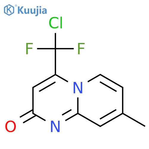 2H-Pyrido[1,2-a]pyrimidin-2-one, 4-(chlorodifluoromethyl)-8-methyl- structure