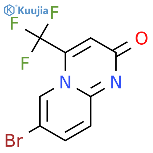 7-bromo-4-trifluoromethyl-pyrido[1,2-a]pyrimidin-2-one structure