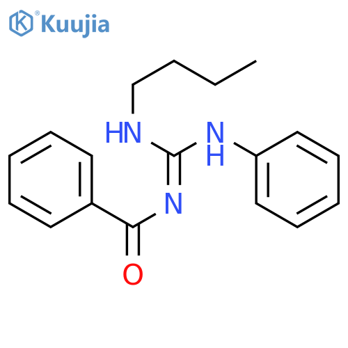 Benzamide, N-[(butylamino)(phenylamino)methylene]- structure