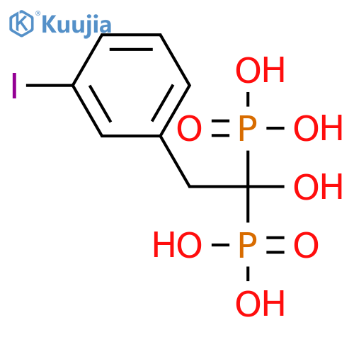 PHOSPHONIC ACID, [1-HYDROXY-2-(3-IODOPHENYL)ETHYLIDENE]BIS- structure