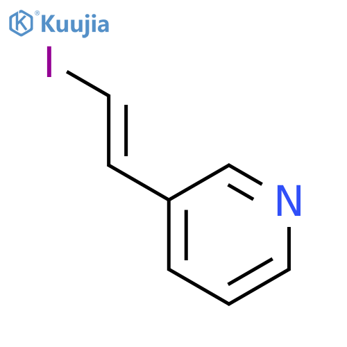 Pyridine, 3-[(1E)-2-iodoethenyl]- structure