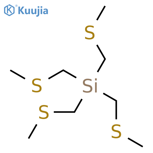 Tetrakis[(methylsulfanyl)methyl]silane structure