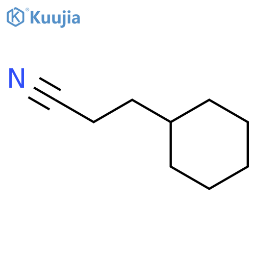 3-cyclohexylpropanenitrile structure