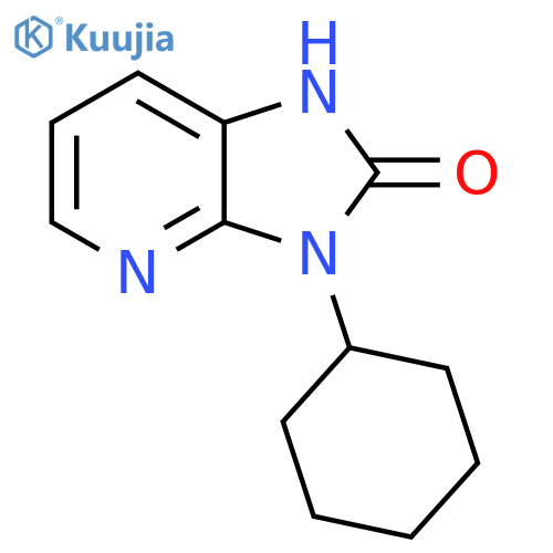 3-cyclohexyl-1,3-dihydro-2H-Imidazo[4,5-b]pyridin-2-one structure