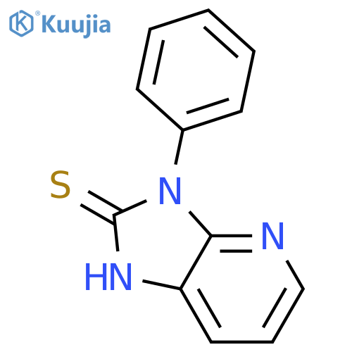1,3-Dihydro-3-phenyl-2H-imidazo[4,5-b]pyridine-2-thione structure