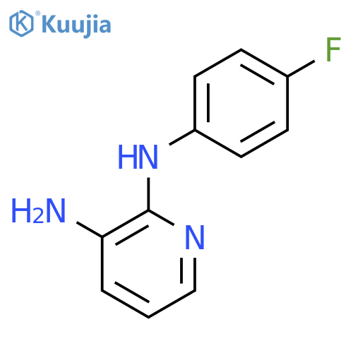 2-N-(4-fluorophenyl)pyridine-2,3-diamine structure