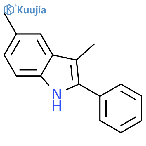 1H-Indole, 3,5-dimethyl-2-phenyl- structure