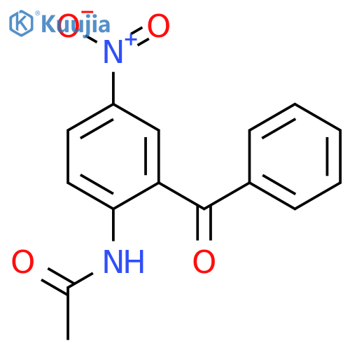 N-(2-Benzoyl-4-nitrophenyl)acetamide structure