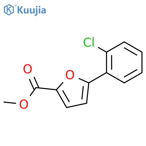 5-(2-CHLOROPHENYL)FURAN-2-CARBOXYLIC ACID METHYL ESTER structure