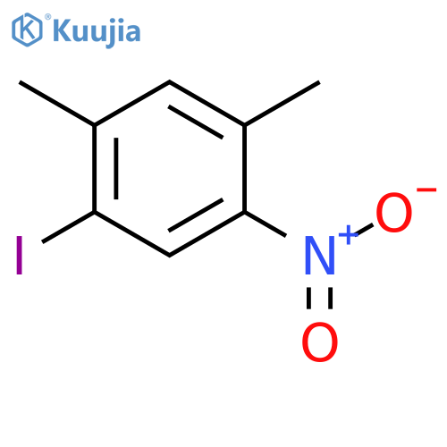1-Iodo-2,4-dimethyl-5-nitrobenzene structure