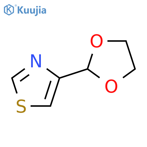 4-(1,3-dioxolan-2-yl)-1,3-thiazole structure