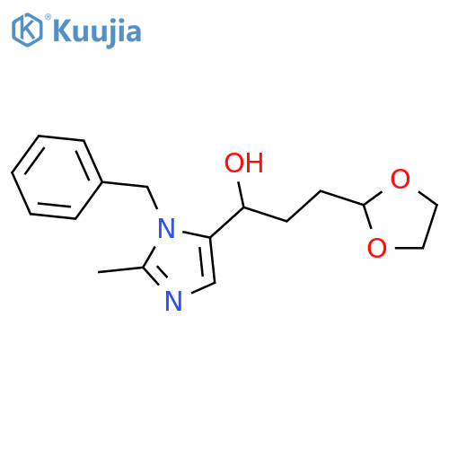 1H-Imidazole-5-methanol,a-[2-(1,3-dioxolan-2-yl)ethyl]-2-methyl-1-(phenylmethyl)- structure